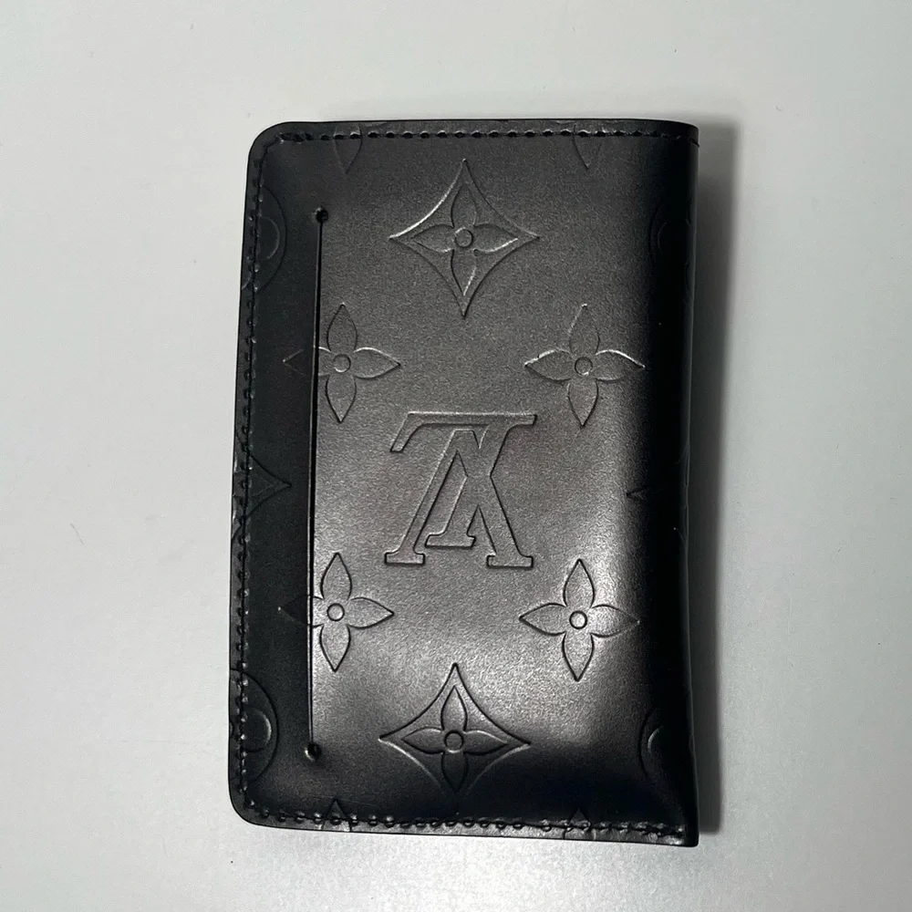Louis Vuitton LV Matte Croisette GM Leather Key Case Card Holder Key Ring M65130